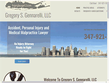 Tablet Screenshot of injurylawyersli.com